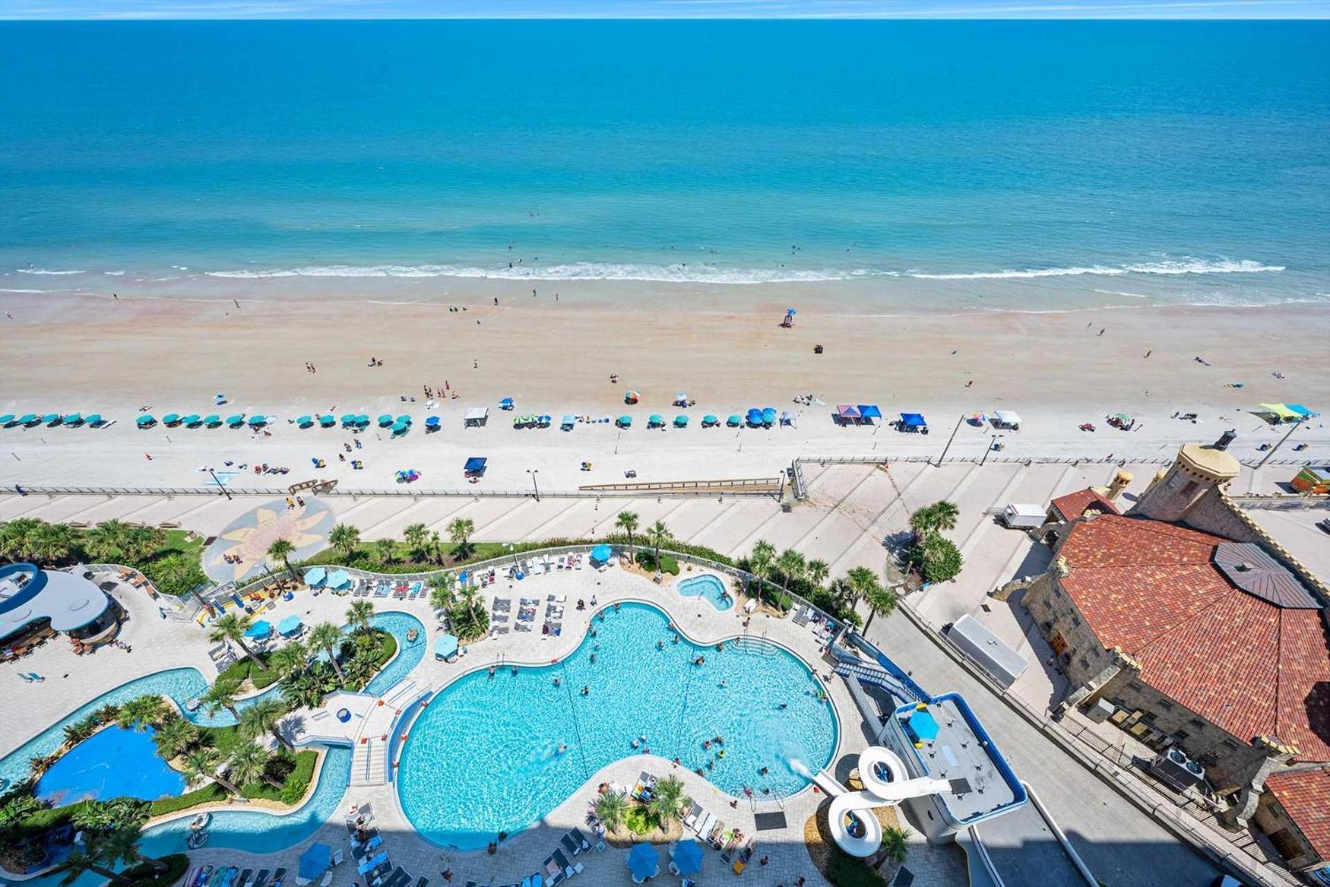 Luxury 17Th Floor 1 Bedroom Condo Direct Oceanfront Wyndham Ocean Walk Resort Daytona Beach | 1708 Exterior foto